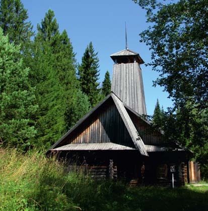 Perm Krai. The fire tower of the 19th century