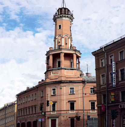 Saint - Petersburg. Fire tower, 1844 - 1849, Architects V. E. Morgan and A. Y. Andreev