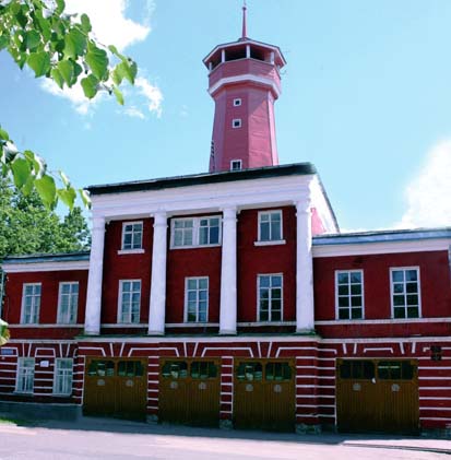 Uglich. Fire tower, 1828-1831. the Architect L. Ruska