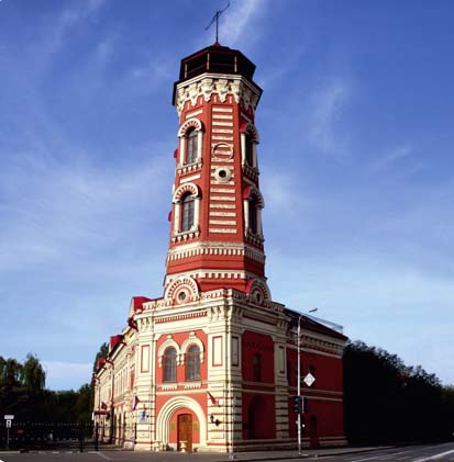 the city of Volgograd. Fire tower, 1897, Architect M. Strube