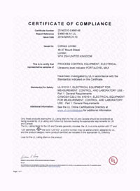 Сертификат соответствия Portalevel MAX