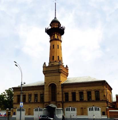 Moscow. Fire tower, 1884, Architect M. K. Geppener