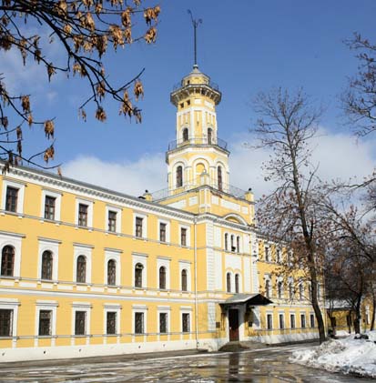 Moscow. Fire tower, the beginning of the 1850s the Architect M. D. Bykovsky