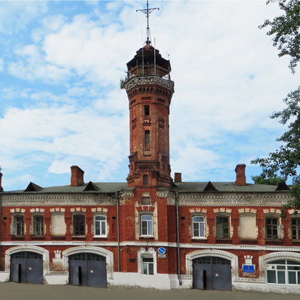 Perm. Fire tower 1883 by the Architect V. V. Popatenko