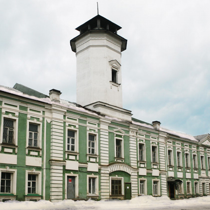 Vyshny Volochyok. Fire tower 1990 Architect P. R. Nikitin