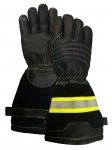 Фото Перчатки кожаные пятипалые пожарного артикул 7982