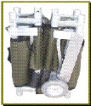 The EMS Compact stretchers on wheels (8 sections)