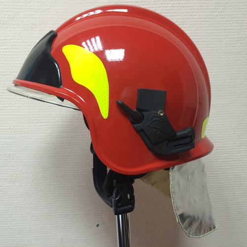 Шлем-каска пожарного ШКП красный