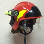 Шлем-каска пожарного ШКП красный