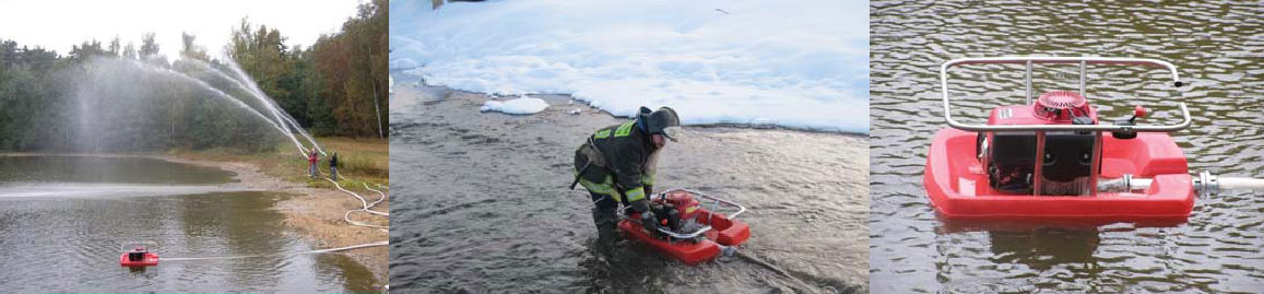 Portable floating pumps